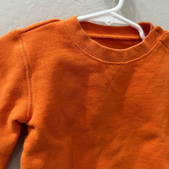 Primary Bright Orange Crewneck Sweatshirt - Picture 3 of 6